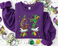 67 Mardi Gras Sweatshirt, Mardi Gras Royal Number Shirt, Funny 67 Carnival Sweatshirt