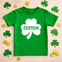 Personalized Shamrock Baby Shirt, St Patrick’s Day Bodysuit, Cute Shamrock Baby Bodysuit, Custom Irish Baby Shirt