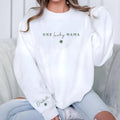 One Lucky Mama Sweatshirt, Personalized Mama Shamrock Shirt, Children’s Name Sleeve Sweatshirt