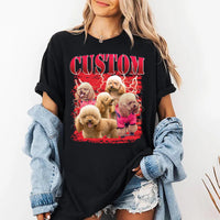 Custom Bootleg Rap Pet Shirt, Personalized Pet Graphic Shirt, Retro 90s Dog Bootleg Tee