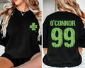 Personalized Last Name St Patricks Day Shirt, Custom Irish Drinking Tee, Shamrock Parade Gift for Family, Front Back