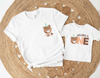 Beary First Birthday Shirt, Bear Birthday Outfit Shirt, Matching Family Birthday Tee