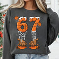 Trendy 67 Basketball Drip Sweatshirt, Six Seven Shirt, Cool 67 Sports Sweatshirt