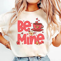 Be Mine Coquette Valentine Shirt, Preppy Christian Love Like Jesus Shirt, Vintage Brushstroke Heart Tee