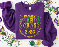 Mardi Gras Crew Shirt, Family Mardi Gras Shirt, Making Memories Together Tee