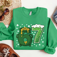 67 Meme Sweatshirt, Six Seven Shirt, St Patrick 6 7 Sweatshirt