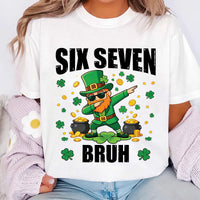 Six Seven Bruh Shirt, 67 Meme Shirt, Funny St Patrick Shirt, Irish Six Seven Tee
