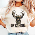 Buck 100 Days of School Shirt, Deer Hunting Teacher Shirt, Forest Animal Celebration Tee