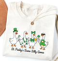 St Paddy’s Same Silly Goose Shirt, Funny St Patrick’s Goose Shirt, Cute Shamrock Goose Tee