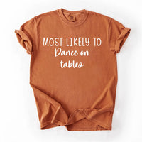 Custom Most Likely To Shirt, Family Matching Shirt, Funny Vacation Group Tee