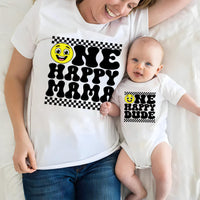 One Happy Dude Birthday Shirt, Matching Family Outfit Shirt, Cute Birthday Dude Tee