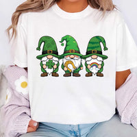 St. Patrick's Day Gnome Shirt, Irish Gnomes Shirt, Cute St Patrick Gnome Tee