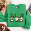 St. Patrick's Day Gnome Sweatshirt, Irish Gnomes Shirt, Cute St Patrick Gnome Sweatshirt