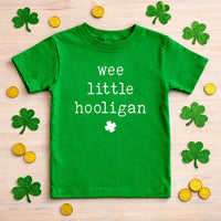 Wee Little Hooligan Toddler Shirt, St Patrick’s Day Kids Shirt, Irish Toddler Tee, Funny St Patrick’s Day Shirt, Kids Shirt, Irish Gift