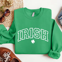 St Patrick Day Sweatshirt, Irish Clover Shirt, Lucky Irish Tee, Green St Patrick Sweatshirt