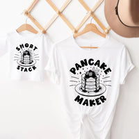 Dad & Kid Pancake Maker Shirt, Matching Father Child Shirt, Funny Breakfast Tee