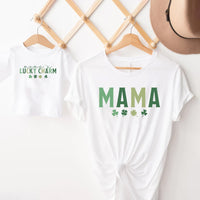 Mama and Mama’s Lucky Charm Shirt, St. Patrick’s Day Matching Shirt, Lucky Mama Baby Tee