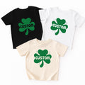 Personalized St. Patrick’s Day Shirt, Custom Shamrock Kids Shirt, Irish Boys Tee, Lucky Clover Shirt, St Paddy Shirt, Holiday Gifts