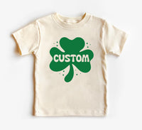 Personalized St. Patrick’s Day Shirt, Custom Shamrock Kids Shirt, Irish Boys Tee, Lucky Clover Shirt, St Paddy Shirt, Holiday Gifts