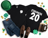 Custom Shamrock O Name Shirt, Personalized St Patrick’s Day Shirt, Cute Irish Drinking Tee