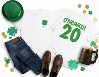 Custom Shamrock O Name Shirt, Personalized St Patrick’s Day Shirt, Cute Irish Drinking Tee