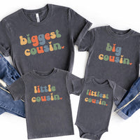 Big Cousin Retro Shirt, Biggest Cousin Shirt, Retro Cousin Tee