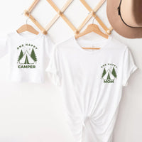 One Happy Camper 1st Birthday Shirt, Family Matching Camping Tee, First Birthday Camp Shirt