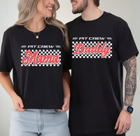 Custom Pit Crew Birthday Shirt, Retro Pit Crew Family Shirt, Race Car Birthday Tee