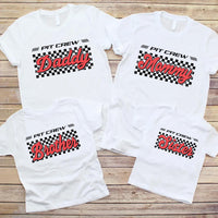 Custom Pit Crew Birthday Shirt, Retro Pit Crew Family Shirt, Race Car Birthday Tee