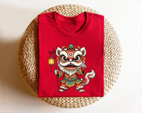 Chinese Year of the Fire Horse Shirt, Lunar Lion Dance Shirt, Chinese New Year Tee