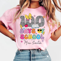 Custom 100 Days of School Shirt, Teacher Group 100th Day Shirt, Celebrate 100th Day Tee