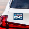Justice For Renee Good Magnet, ICE Equals American Gestapo Magnet, Anti-Trump, Abolish ICE Resist Fascism Vehicle Magnet, 6