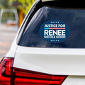 Justice For Renee Good Protest Vinyl Sticker, ICE Equals American Gestapo, Anti-Trump Resistance, Resist Fascism Bumper Sticker, 6