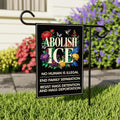 ICE Equals American Gestapo Garden Flag, Double Sided, Resist Hate Flag, Anti-Trump, Funny Anti-Trump Anti-Elon Flag, Political Flag