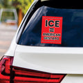ICE Equals American Gestapo Protest Vinyl Sticker, Resist Hate Decal, Anti-Trump Resistance, Resist Fascism Car Bumper Sticker, 6