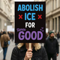 ICE Equals American Gestapo Protest Sign, Anti-Trump Resistance, Political Activist Poster, Rally Sign, Resist Fascism Protest Poster
