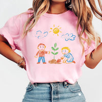 Custom Kids Drawing Shirt, Personalized Art Tee, Unique Gift for Mom, Custom Child Artwork