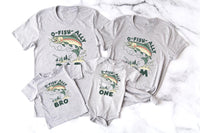 O Fish Ally One 1st Birthday Shirt, Fishing Theme Family Outfit, Matching Baby Romper, Perfect Gift for Baby