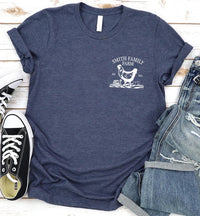 Custom Farm Name Chicken Shirt, Personalized Family Matching Tee, Gift for Chicken Lovers, Farm Life Apparel