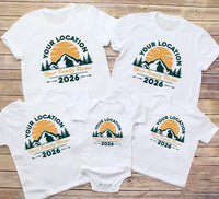 Custom Family Vacation Shirts, Personalized Beach Trip Tees, Matching Family Summer Shirts, Fun Family Gift