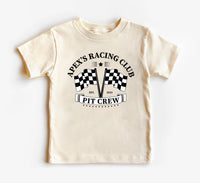 Personalized Family Race Car Birthday Shirt, Pit Crew Birthday Shirt, Racecar Party Tee