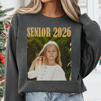 Personalized Senior 2026 Sweatshirt, Custom Photo Senior Shirt, Class of 2026 Sweatshirt