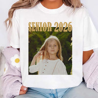 Personalized Senior 2026 Shirt, Custom Photo Senior Shirt, Class of 2026 Tee