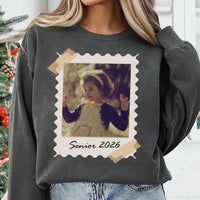 Custom Photo Senior 2026 Sweatshirt, Back to School Shirt, Class of 2026 Sweatshirt