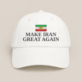 Make Iran Great Again Embroidered Hat, Patriotic Iran Protest Cap, Political Freedom Hat, Persian Heritage Dad Hat, Activist Statement Hat