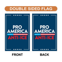 Pro America Anti ICE Garden Flag, Abolish ICE, Keep the Immigrants, Deport the Racists Flag, Anti-Trump, Resist Flag, Resist Fascism Flag