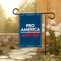 Pro America Anti ICE Garden Flag, Abolish ICE, Keep the Immigrants, Deport the Racists Flag, Anti-Trump, Resist Flag, Resist Fascism Flag