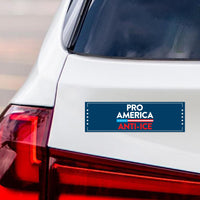 Pro America Anti ICE Magnet, ICE Equals American Gestapo Magnet, Anti-Trump, Resist Racism Magnet, Resist Fascism Vehicle Magnet, 10" x 3"