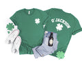 Custom Shamrock O Name Shirt, Personalized St Patrick’s Day Shirt, Cute Irish Drinking Tee, Front Back