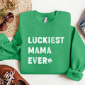 Luckiest Mama Ever Sweatshirt, Luckiest Dad Sweatshirt, St Patrick’s Day Matching Tee